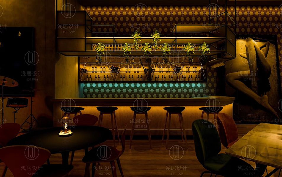 项目案例后现代+loft=清风酒吧