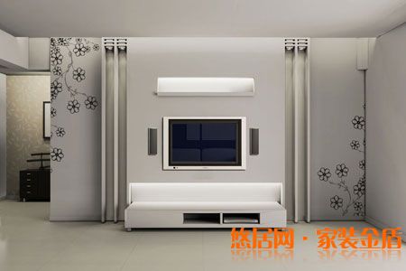 电视背景墙效果图一