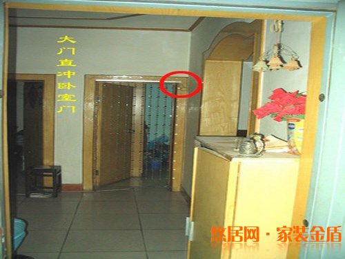 室内风水二:卧室门不要正对大门