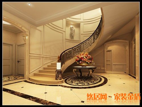 别墅楼梯设计之楼梯布置