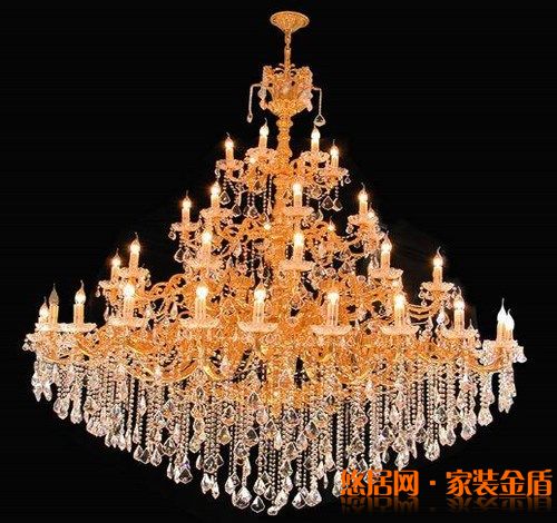 重庆装饰公司教你一些水晶灯清洁保养知识