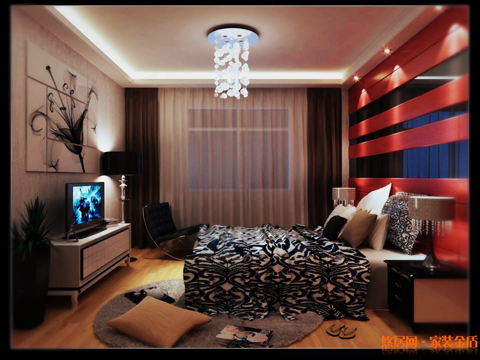 小户型卧室效果图