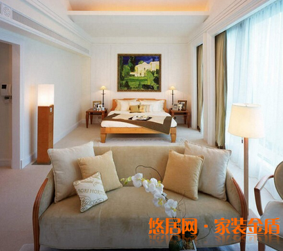 卧室客厅一体隔断效果图