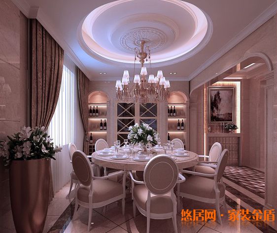 欧式餐厅效果图