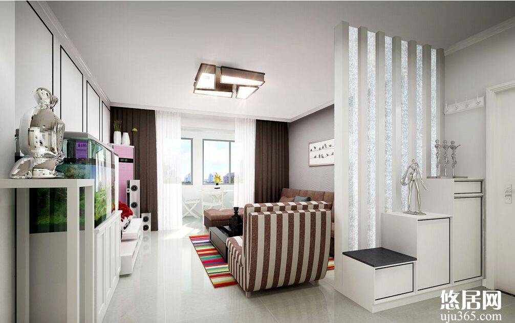 玄关隔断装修效果图